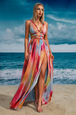 Load image into Gallery viewer, Eileen Printed Maxi Dress