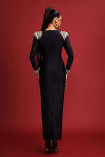 Load image into Gallery viewer, Niaca Rhinestones Bandage Midi Dress