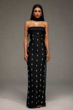 Load image into Gallery viewer, Nadja Sleeveless Diamond Bunting Bandage Maxi Dress