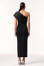 Load image into Gallery viewer, Ninon One Shoulder Sleeveless Diamond Bandage Maxi Dress