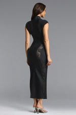 Load image into Gallery viewer, Rotte Sexy Contour Sleeveless Lace Bandage Maxi Dress