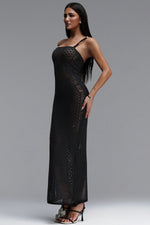 Load image into Gallery viewer, Oiama Sexy Contour Sleeveless Knit Maxi Dress