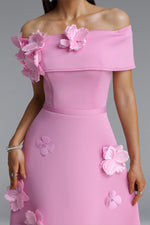 Load image into Gallery viewer, Gacia Elegant Off Shoulder Floral Maxi Dress