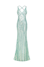 Load image into Gallery viewer, Hilia Glliter Maxi Dress