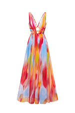 Load image into Gallery viewer, Eileen Printed Maxi Dress