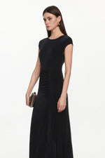 Load image into Gallery viewer, Viaua Chic Contour Sleeveless Cut Out Lace Knit Maxi Dress
