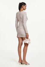 Load image into Gallery viewer, Manik Chic Contour Long Sleeve Cut Out Sequin Mini Dress