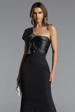 Load image into Gallery viewer, Milline Elegant Contour One Shoulder Twist Maxi Dress