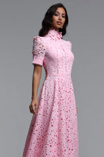 Load image into Gallery viewer, Kitsu Short Sleeve Midi Dress	