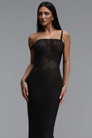 Oiama Sexy Contour Sleeveless Knit Maxi Dress	