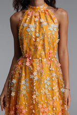 Load image into Gallery viewer, Vleah Resort Flowy Sleeveless Floral Woven Maxi Dress