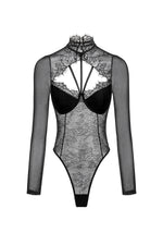 Load image into Gallery viewer, Hatsie Lace Long Sleeve Jumpsuit