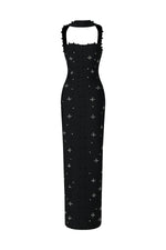 Load image into Gallery viewer, Nesya Sleeveless Pearl Bandage Maxi Dress